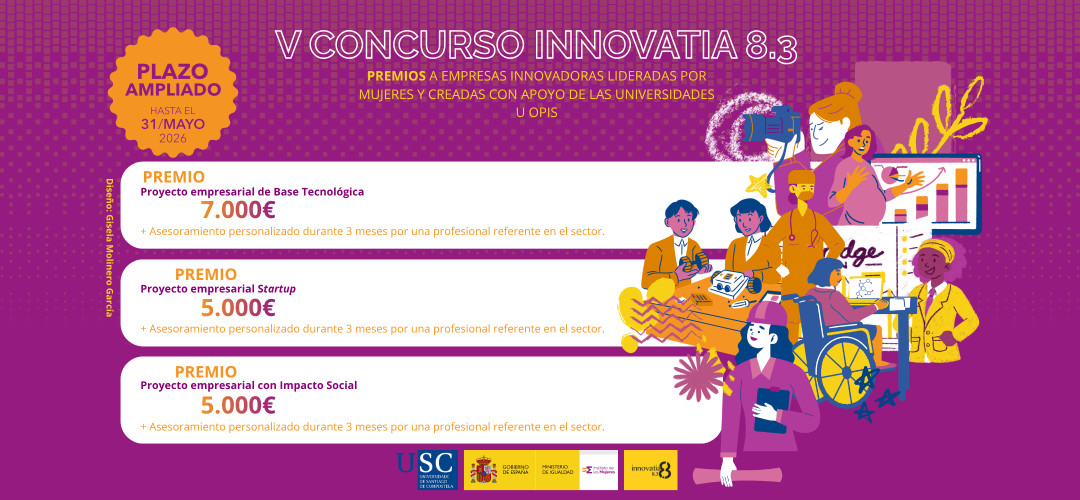 PLAZO AMPLIADO: Abierta la convocatoria del V Concurso Innovatia 8.3