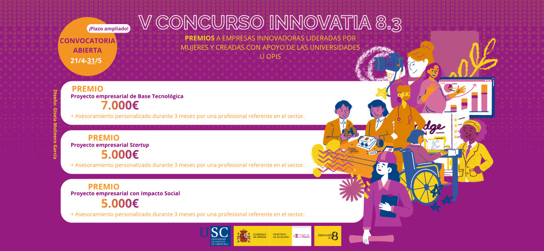 PLAZO AMPLIADO: Abierta la convocatoria del V Concurso Innovatia 8.3
